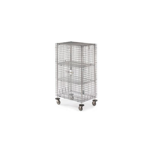 Metro Metro 800-Lb. Capacity qwikSLOT Security Trucks - 40-3/4" Wx27-1/4" Dx68-1/2" H 4785200 - main